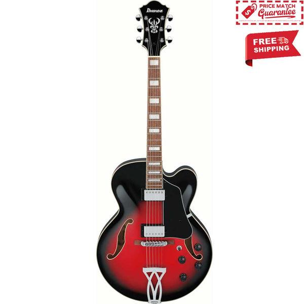 IBANEZ AF75 Artcore - Transparent Red Sunburst