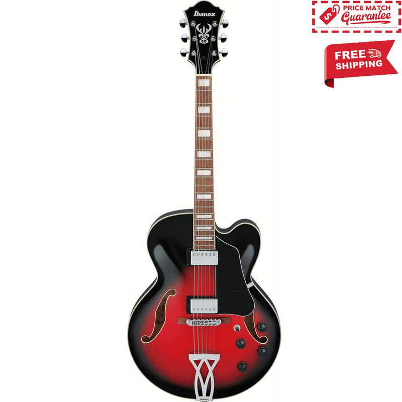 IBANEZ AF75 Artcore - Transparent Red Sunburst