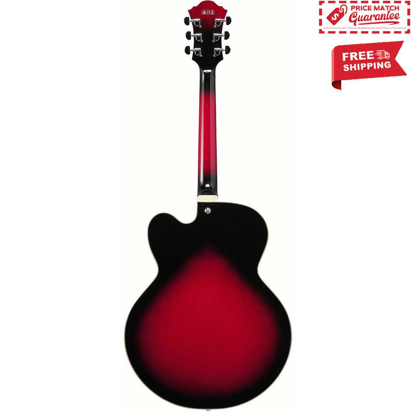 IBANEZ AF75 Artcore - Transparent Red Sunburst
