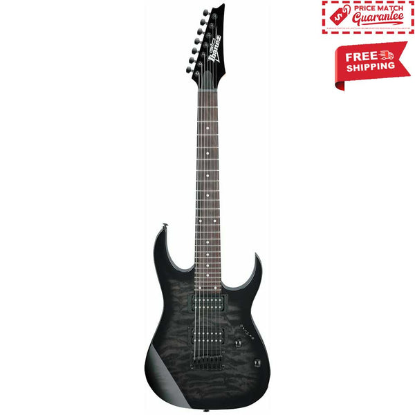 IBANEZ R7221QA 7 String - Transparent Black Sunburst