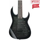 IBANEZ R7221QA 7 String - Transparent Black Sunburst