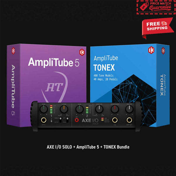 IK Multimedia AXE I/O SOLO Bundle +Ampl5 +Tonex