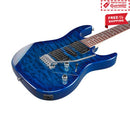 Ibanez RX70QA GIO – Transparent Blue Burst