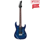 Ibanez RX70QA GIO – Transparent Blue Burst