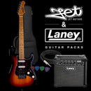 JET Beginner Electric Guitar JS-400 Package Sunburst