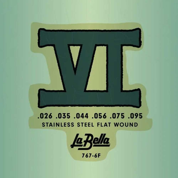 LA BELLA Bass VI Stainless Flatwound 26-95