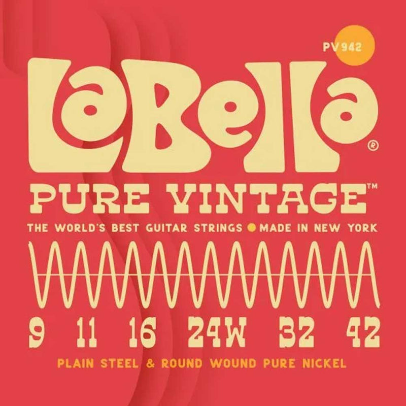 LA BELLA Pure Vintage Nickel 9-42