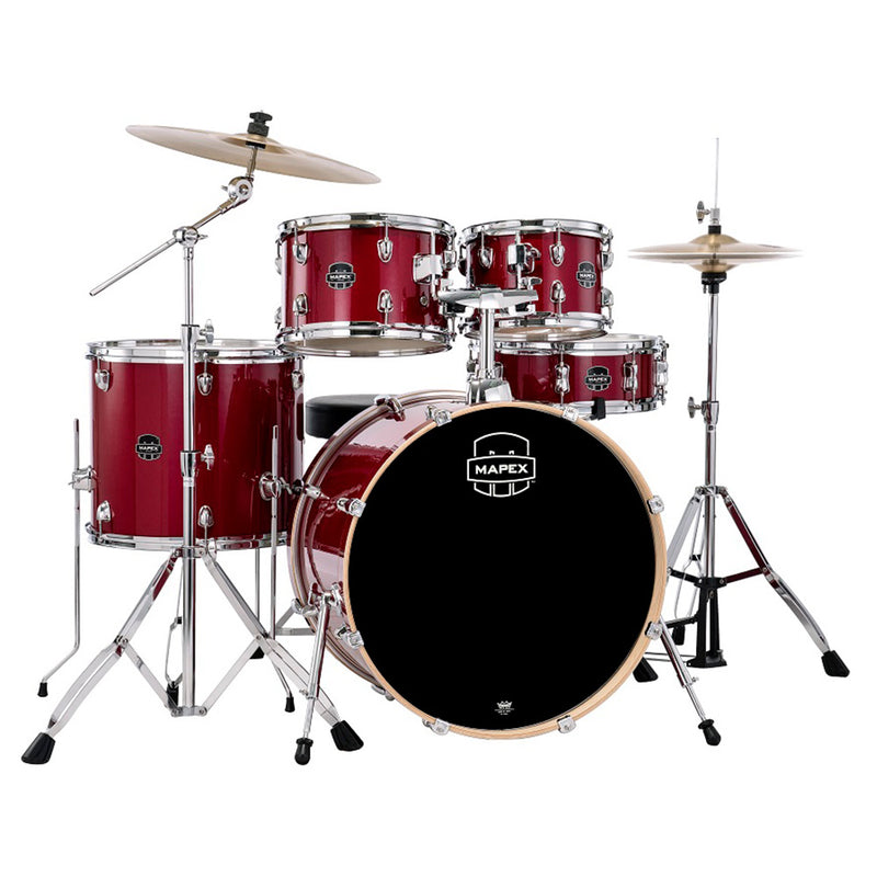 MAPEX Venus Drum Kit With Hardware - Crimson Red Sparkle