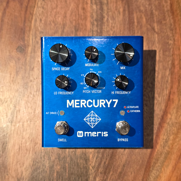 meris mercury 7 reverb pedal PRELOVED MERIS Mercury 7 Reverb Pedal
