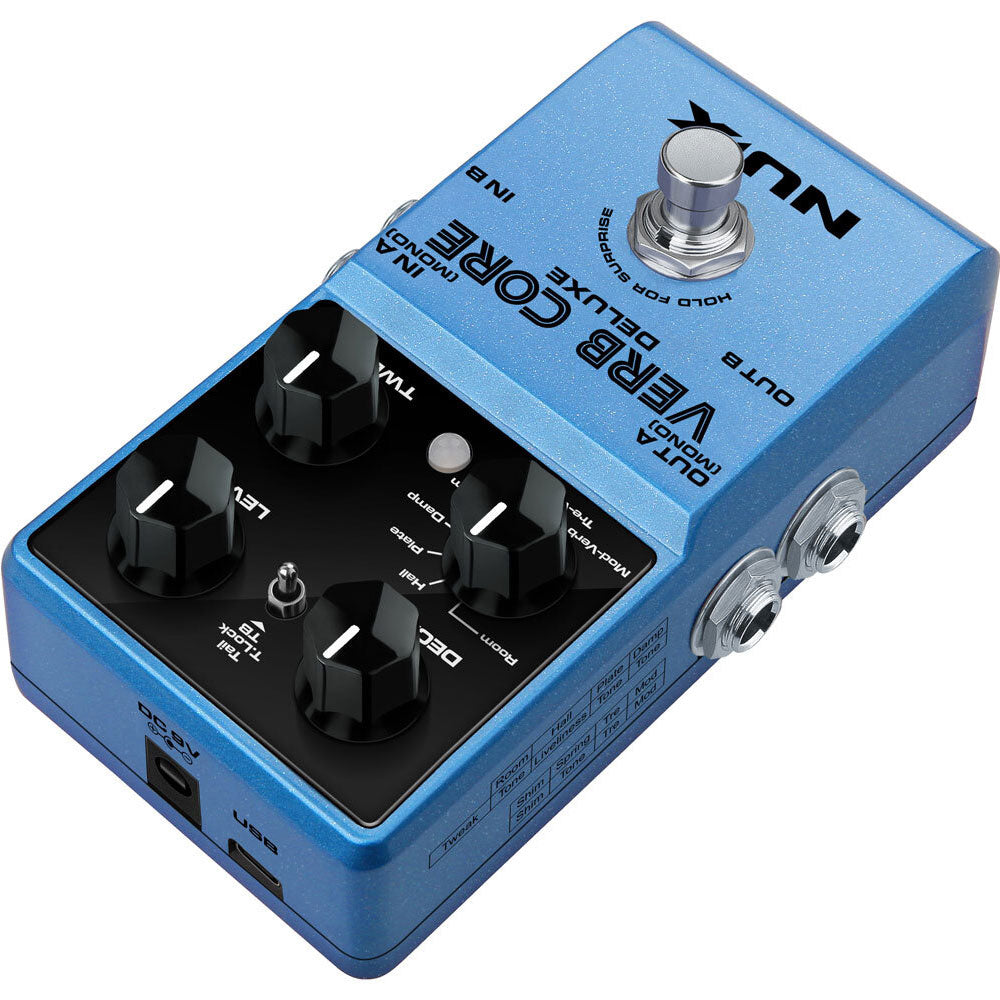 nux reverb pedal NU-X Core Series Verb Core Deluxe Reverb Pedal