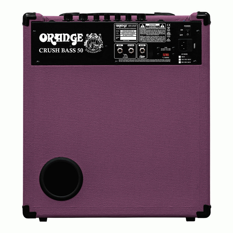 ORANGE CRUSH Bass Amp 50 Glen Hughes Model - Purple