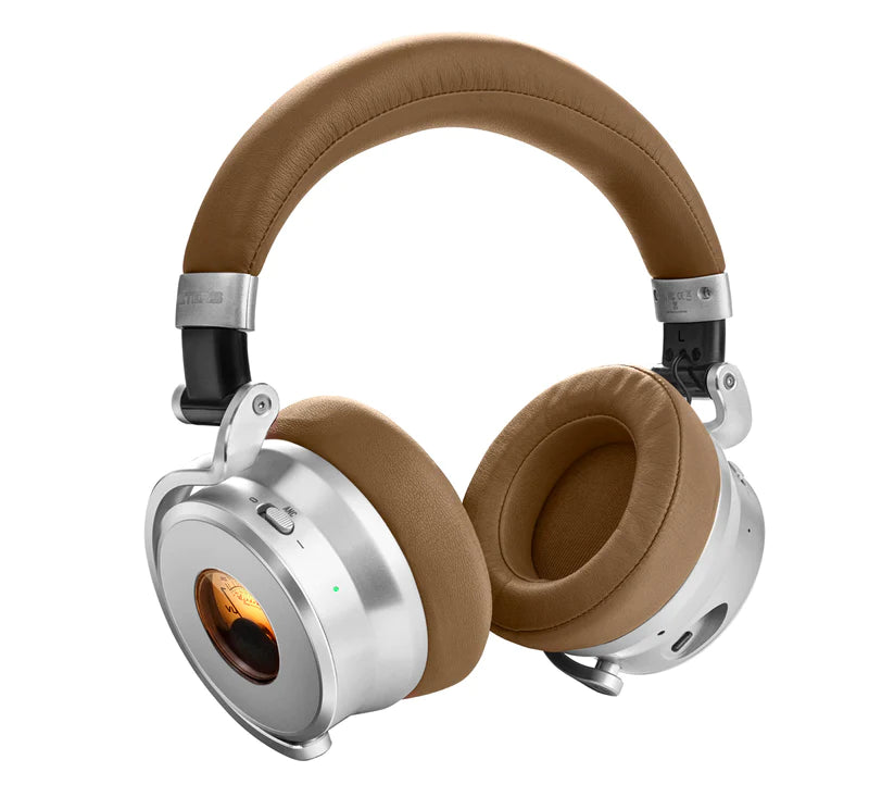 METERS by Ashdown OV-1-B-Connect Bluetooth Noise-Cancelling Headphones Tan