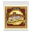 ERNIE BALL Earthwood 80/20 Bronze Silk & Steel Acoustic Guitar Strings Set - Regular (13-56)
