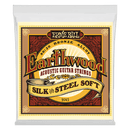 ERNIE BALL Earthwood 80/20 Bronze Silk & Steel Acoustic Guitar Strings Set - Light (11-52)