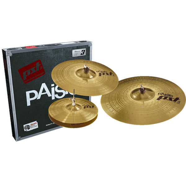 PAISTE PST3 Universal Cymbal Pack - Bonus Crash