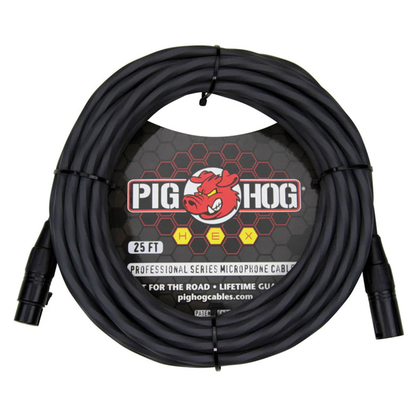 PIG HOG HEX 20ft XLR Cable - Grey