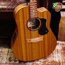PRATLEY Classic Series Dreadnought Cutaway Model All Solid Blackwood