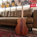 PRATLEY Classic Series Mini OM Model Solid Blackwood Top, Solid Blackwood