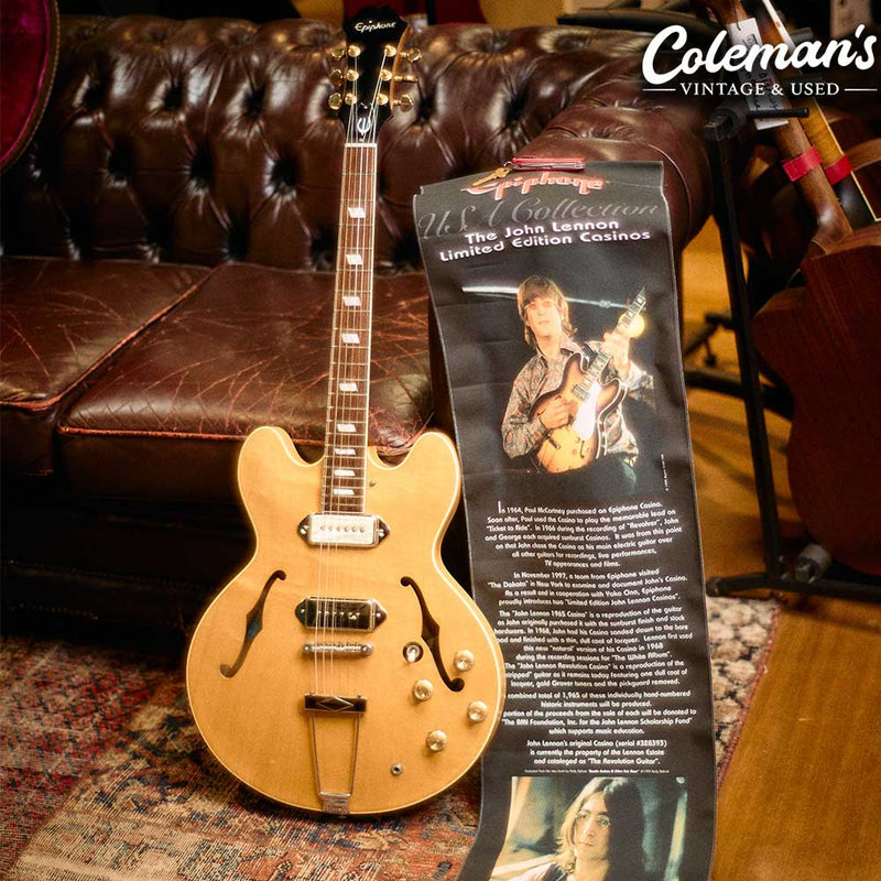 Preloved 1999 Epiphone USA John Lennon Revolution Casino