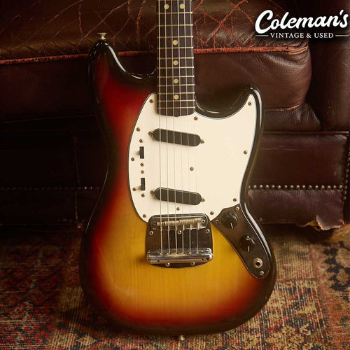 PRELOVED FENDER 1975 Mustang 3 Colour Sunburst