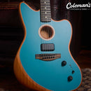 PRELOVED FENDER American Acoustasonic Jazzmaster Ocean Turquoise