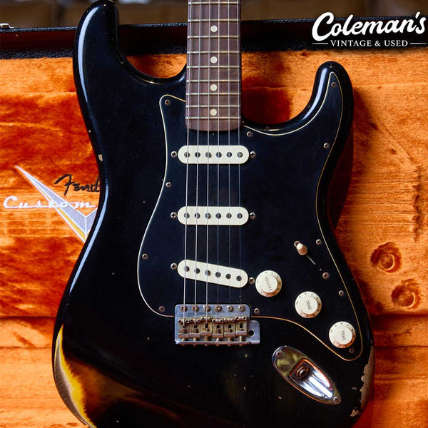 Preloved Fender Custom Shop Dual Mag II Relic Strat Black