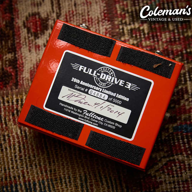 Preloved Fulltone Full-Drive 3 20th Anniversary | Colemans