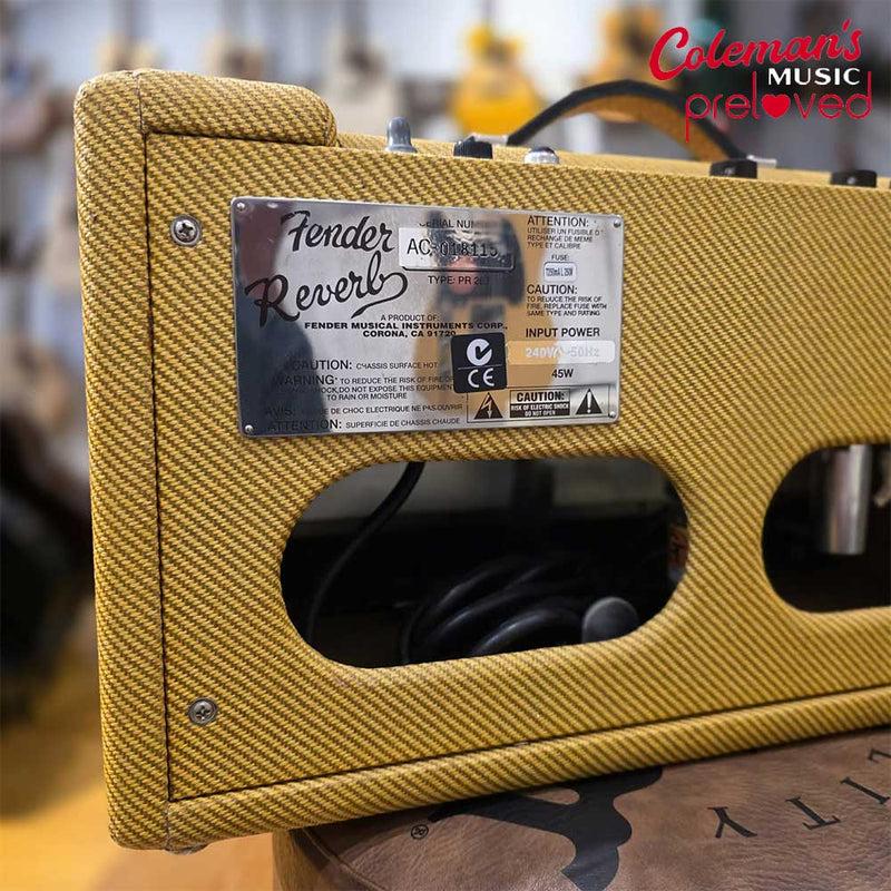 PRELOVED Fender '63 Tube Reverb Unit Tank Lacquered