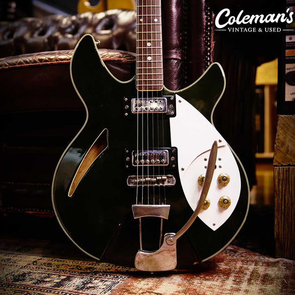 希少 GRECO ER-180 SEMI-ACOUSTIC JAPAN 1968 Preloved Greco ER-180 Dark Green | Colemans Music