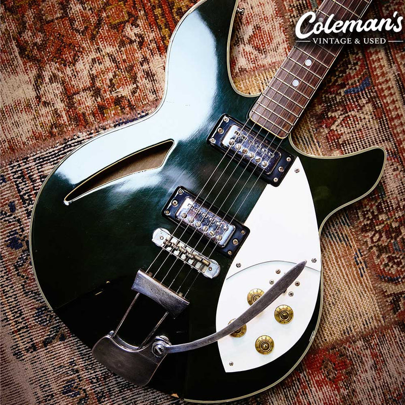 希少 GRECO ER-180 SEMI-ACOUSTIC JAPAN 1968 Preloved Greco ER-180 Dark Green | Colemans Music