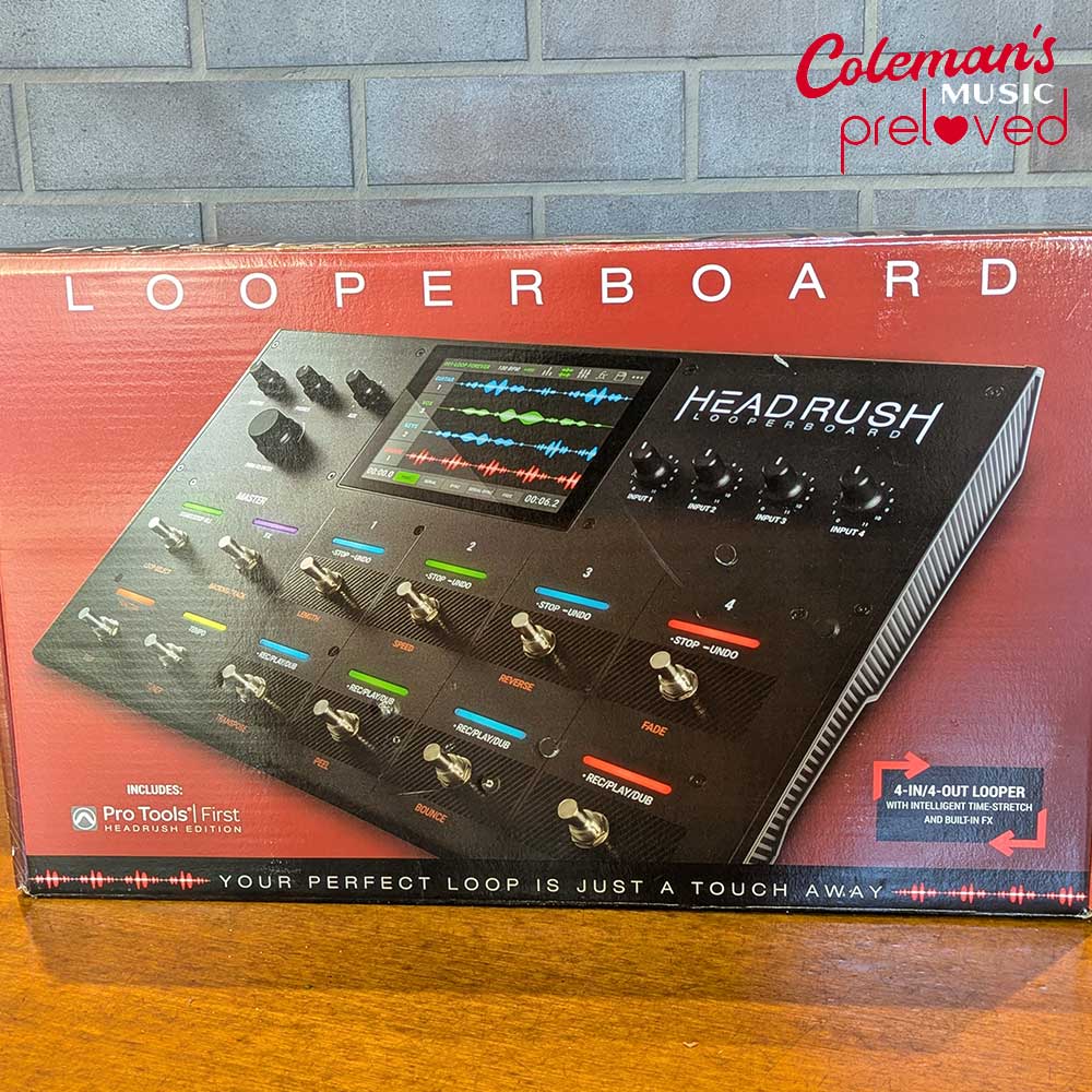 Preloved Headrush Looperboard Guitar Loop Pedal | Colemans Music