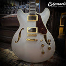 PRELOVED IBANEZ AS73G Moonstone Silver Flat
