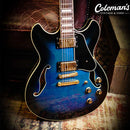 PRELOVED IBANEZ AS93 Blue Sunburst