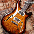 PRELOVED PRS SE Hollowbody II Piezo – Orange Tiger Smoke Burst