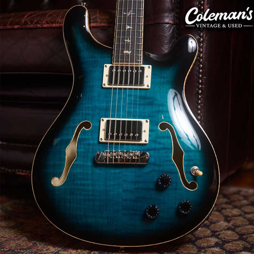 PRELOVED PRS SE Piezo Peacock Blue Smokeburst