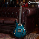 PRELOVED PRS SE Piezo Peacock Blue Smokeburst