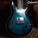 PRELOVED PRS SE Piezo Peacock Blue Smokeburst