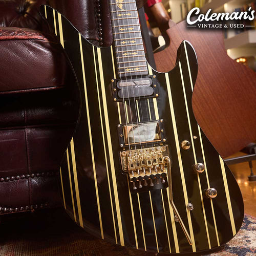 PRELOVED SCHECTER Synyster Gates Custom S Black Gold