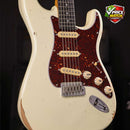 Patina PS-6 SSS Relic Electric Guitar - Olympic White