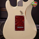 Patina PS-6 SSS Relic Electric Guitar - Olympic White