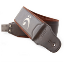 Right On Straps LEATHERCRAFT Fakey Brown Guitar Strap