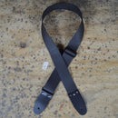 COLONIAL LEATHER SAS Leather 2" Guitar Strap - Black