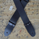 COLONIAL LEATHER SAS Leather 2" Guitar Strap - Black