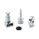 Schaller S‑Lock Strap Locks – Chrome Finish