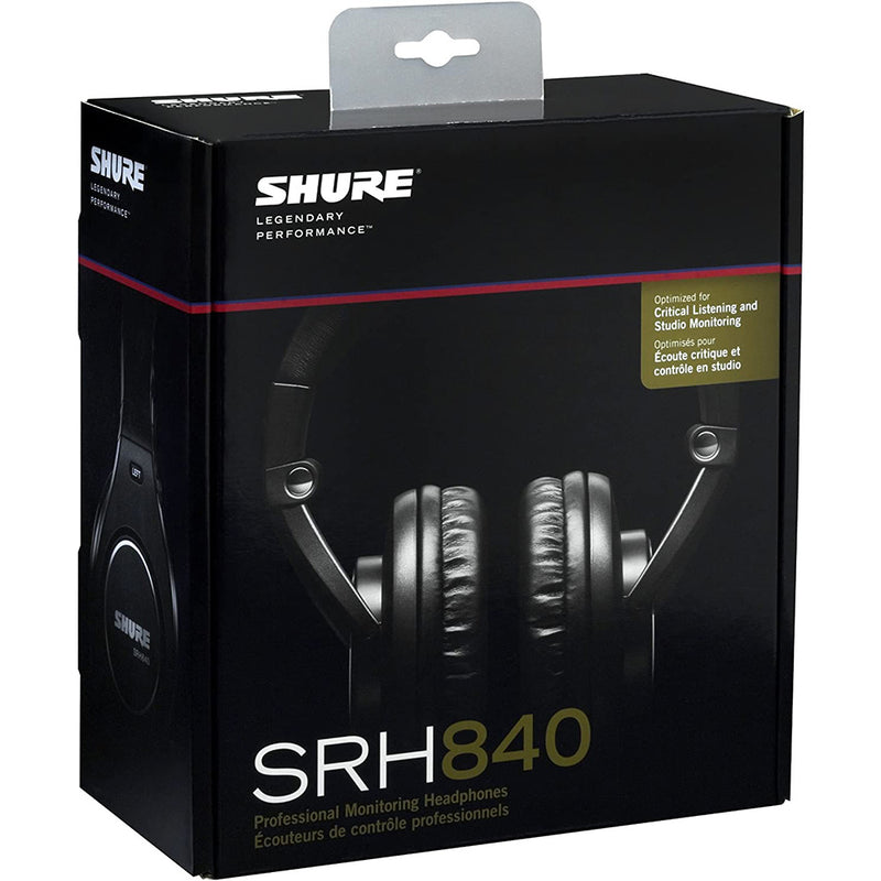 SHURE SRH840 Closed-Back Monitoring Headphones