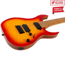 SPIRA S-507 QFB 7 String Fireburst