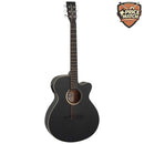TANGLEWOOD Blackbird Super Folk Cutaway Acoustic Electric - Smokestack Satin
