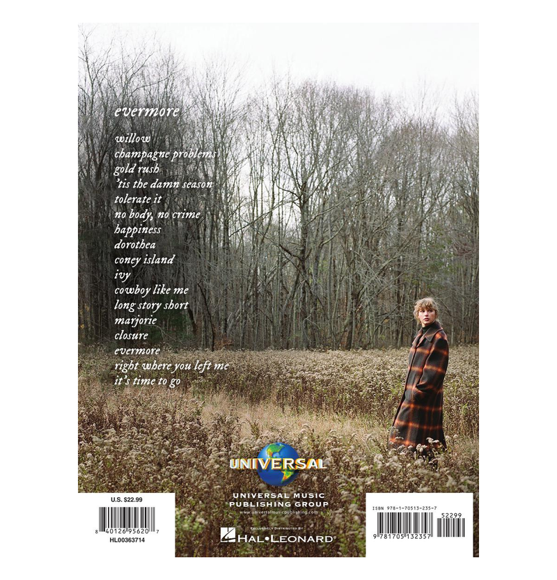 Taylor Swift - Evermore PVG