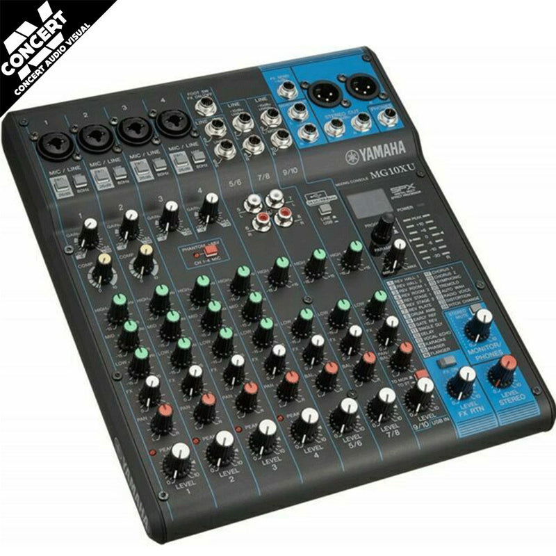 YAMAHA MG10XU 10 Channel Mixer with FX