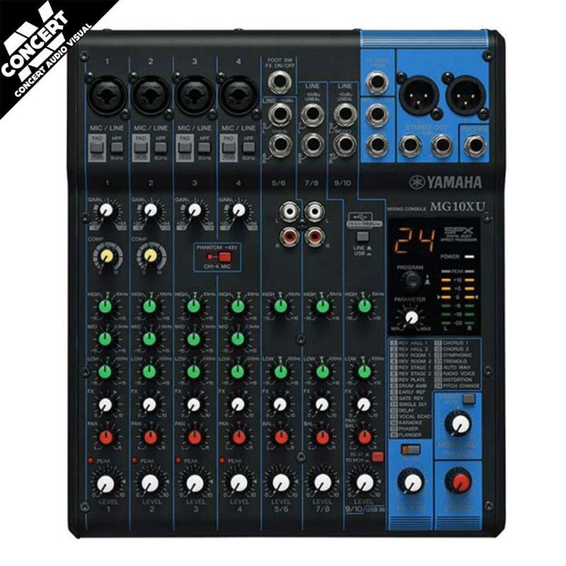 YAMAHA MG10XU 10 Channel Mixer with FX